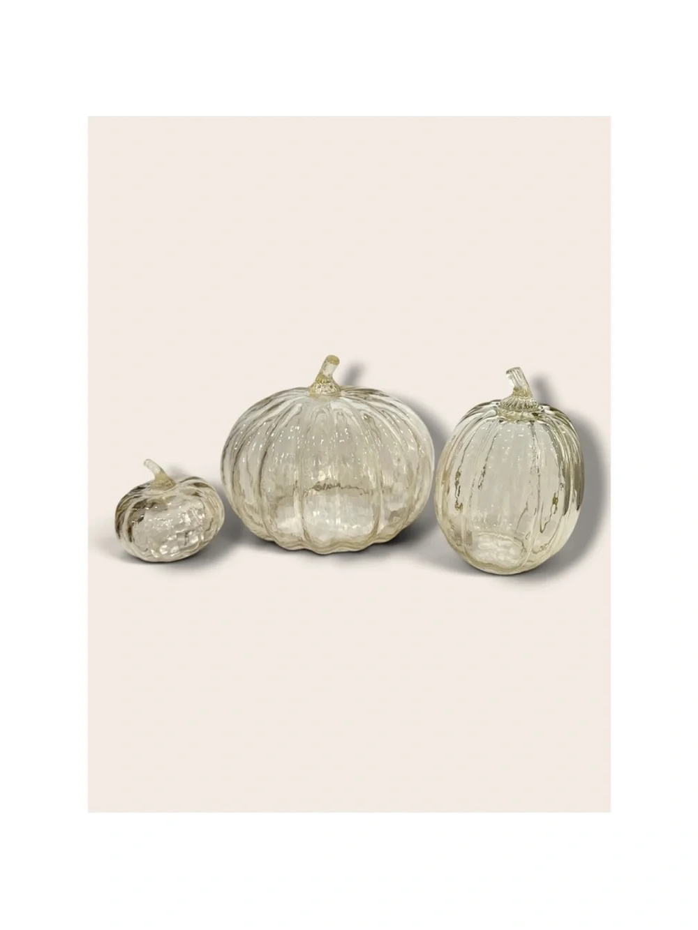 Small Glass Pumpkin Champagne - Threshold™